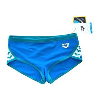 Arena Swim Short Size 30 Team Stripe Low Waist New NWT